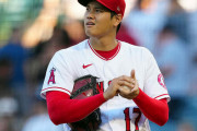 大谷7回5安打1失点　エンゼルス中継ぎ3人1回4安打4失点