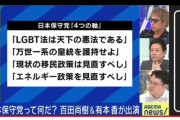【百田新党】日本保守党「4つの軸」がコチラ、お前らどう思う？
