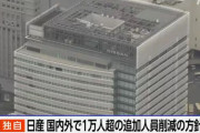 日産 1万人超 追加の人員削減の方針 あわせて2万人規模削減へ