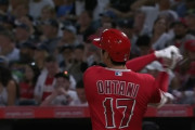 大谷翔平　打率.307 本塁打35 打点76 安打111 盗塁11 出塁率.392 OPS 1.072（ぶっちぎりの1位）