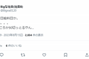 【悲報】Twitterの自称ビッグモーター社員、給料が大幅減額。衝撃の金額がこちらｗｗｗｗｗ