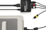 昔のゲーム機の赤白黄ケーブル出力を「HDMI」に変換できるコンバーターが8月14日に発売。懐かしのゲームを現代のテレビで。画面比率「スタンダード（4:3）」と「ワイド（16:9）」に切り替えるスイッチが搭載。[8/11]