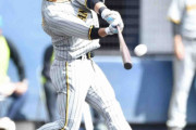阪神・渡辺諒が豪快弾でアピール　日本ハム・左腕根本から左翼へ一発　開幕スタメンへ存在感