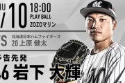 一軍試合実況　9月10日18:00～ ロッテ－日本ハム (先発 岩下×上原)