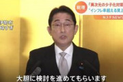 岸田首相「異次元の少子化対策に挑戦し、ようやく政府が本気になったと思っていただける構造を実現すべく、大胆に検討を進める」