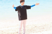 【日本ハム】山﨑福也が浜辺でリフレッシュ「めっちゃ、さわやか！」とファンざわつく