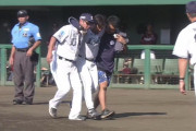 【西武】蛭間拓哉が膝に死球直撃　自力で立てず交代