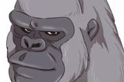 【驚愕】ゴリラの顔の毛を全部毟り取った結果