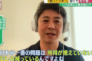 【悲報】フジMr.サンデー、日本は20年所得が上がってない貧乏な国という特集→Twitterで大騒動に