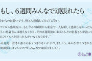 【お願い】東京都医師会「もし、６週間みんなで頑張れたら」★5