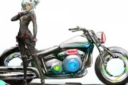 【FGO】バイクとライダースーツのアルテラさんイラスト！！　ライダースーツのアルテラさん好きです！