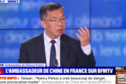 【速報】中国外交官 「台湾を統一して台湾人の再教育を行う」フランスTV局で明言