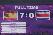 【スペイン代表】圧倒的…日本代表と同組のスペイン、W杯初戦で衝撃の7得点！コスタリカを一蹴