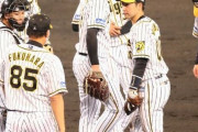 阪神　継投でのノーヒットノーラン消える　大記録目前の8回2死で、岩崎が西浦に安打許す