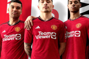 マンチェスター・ユナイテッド、23-24新ユニフォーム発表！「復活の赤黒」に“象徴”のバラを描く