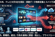 【速報】自動コンテンツ認識ACR技術を用いて利用者の個人情報を抜き出して転売　テキサス州司法長官が中国メーカーら5社を提訴「日本のソニーも含まれる」