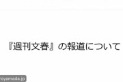 【悲報】参議院議員 山田太郎さん「不倫しましたごめんなさい。なおバラした週刊文春に法的措置をとります」