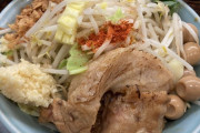 【画像】丼がデカ過ぎて並盛に見えるラーメン