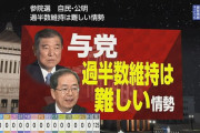 参議院選挙 自民・公明 過半数維持は難しい情勢