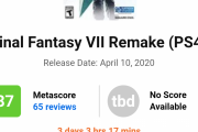 【画像】FF7リメイク、メタスコア87点ｗｗｗｗｗｗｗｗ