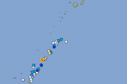鹿児島で震度4 沖縄で震度3の地震発生 M5.0 震源地は沖縄本島近海 深さ約40km