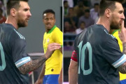 ◆悲報◆リオネル・メッシさん、親善試合中ピッチ脇のブラジル代表監督バッチと罵り合ってしまうｗｗｗ