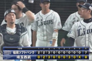【西武対ソフトバンク5回戦】西武が８－７でソフトバンクに連日の逆転勝利！山川が逆転３ラン！