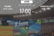 【試合実況】西武スタメン 先発:本田圭佑（2021.8.29）