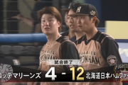 日ハム12得点大勝！宮西が前人未到350H達成！中田翔1試合2発6打点の大暴れ！！