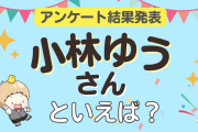 みんなが選ぶ「小林ゆうさんが演じるキャラといえば？」ランキングTOP9！【2023年版】