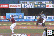 【ロッテ対楽天9回戦】ロッテ・岡、楽天・辛島から第4号3ランホームラン！！！！！！！！！！！！！！