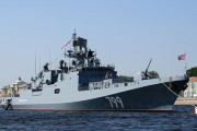 黒海艦隊所属のフリゲート艦「アドミラル・マカロフ」沈没報道に…ロシア大統領府「そのような情報はない」！