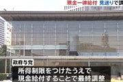 【速報】所得制限をつけたうえで現金給付することで最終調整