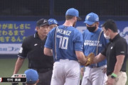 【vs.オリックス】日ハムメネズ、注意される