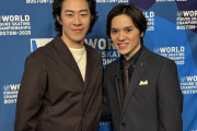 ネイサン・チェンさんと宇野昌磨さんの奇跡のツーショットが実現！推しさんが推しさんの推しさんと並ぶ、最高の笑顔が輝くハッピーな一枚にファン歓喜！