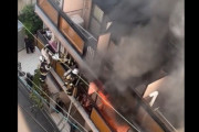 【動画】大阪のマンションで火事 →　消防士が若い女性を救出しようとするもパニック！その結果wｗｗｗ