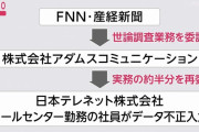 フジ産経の世論調査で不正発覚　委託先社員がデータを捏造