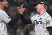 阪神・ネルソン、10戦連続0封　劇的勝利に「見ていて楽しかった」