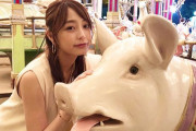 【芸能】宇垣美里×メリーゴーラウンドの“破壊力”がすごいと話題に！「そこの豚変われ」「自然な感じで『彼女と遊園地デートなう！』だね」