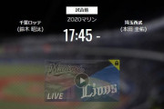 【試合実況】西武スタメン 先発:本田圭佑（2021.8.19）