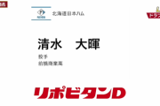 日本ハム、4位は前橋商高・清水 大暉！
