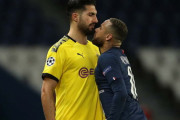 【CL】PSG対ドルトムントの“乱闘未遂”に賛否両論　「ネイマールという悪い勝者」「狂気のジャン」