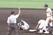 【甲子園】健大高崎vs英明、9回２アウトから盗塁失敗でゲームセット