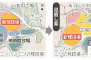 ◆朗報◆三ツ沢公園再整備構想見直し　現三ツ沢球技場に加え陸上競技場の位置に1.5-2.5万規模の新球技場！陸上競技場は深谷通信所跡地へ