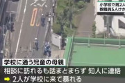 東京立川の小学校に児童の母親が召喚した酒の瓶持った男2名が侵入、教職員5名がケガ