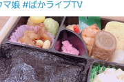 【悲報】ぱかライブTV出演者に提供されたのり弁当が話題に?
