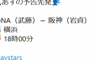 8/10 予告先発　De武藤