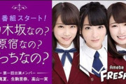 たった1回で終了した『乃木坂なの？原宿なの？どっちなの？』という番組ｗｗｗｗｗｗｗ
