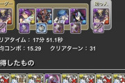 【パズドラ】極悪チャレンジ、もう12分台とか出てるのかよwwwwwww