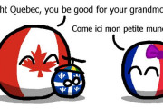 【カナダ】ケベックをフランスに預けるよ【ポーランドボール】